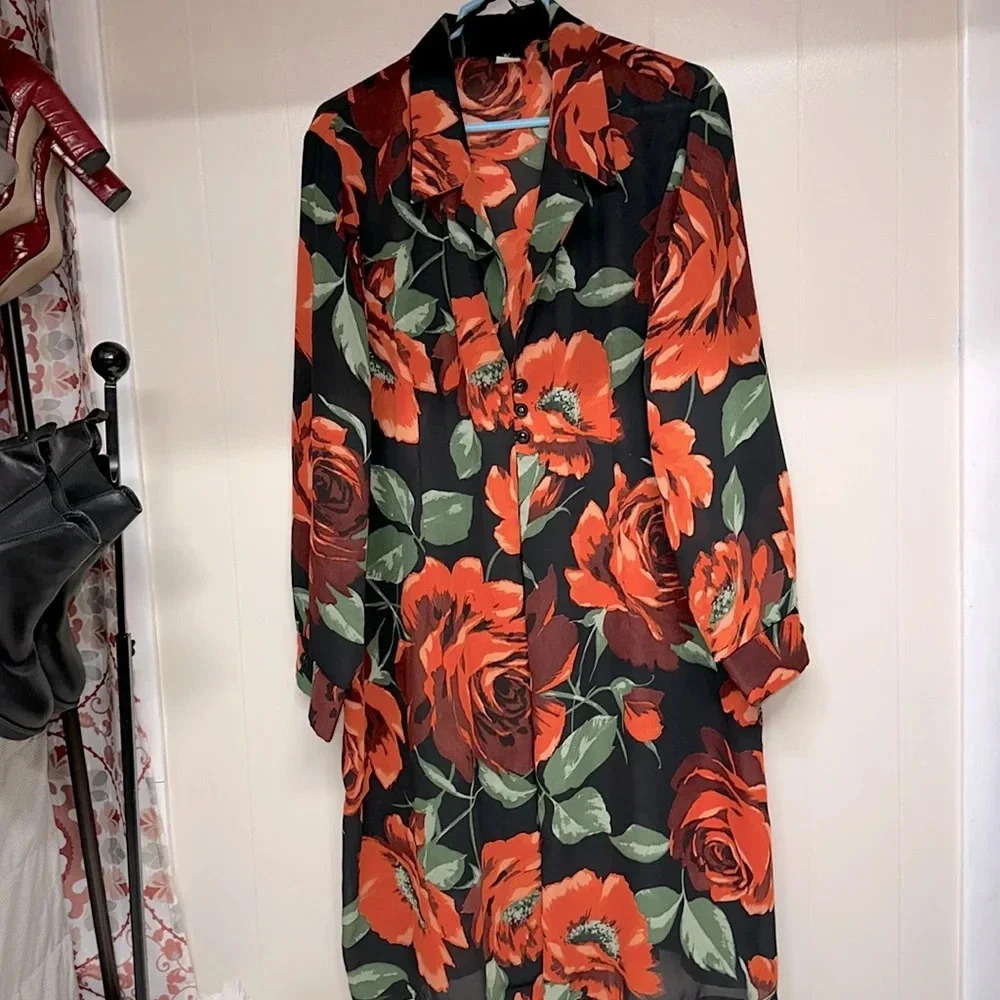 Maree Floral Cardigan Sz 22